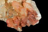 Natural, Red Quartz Crystal Cluster - Morocco #128063-2